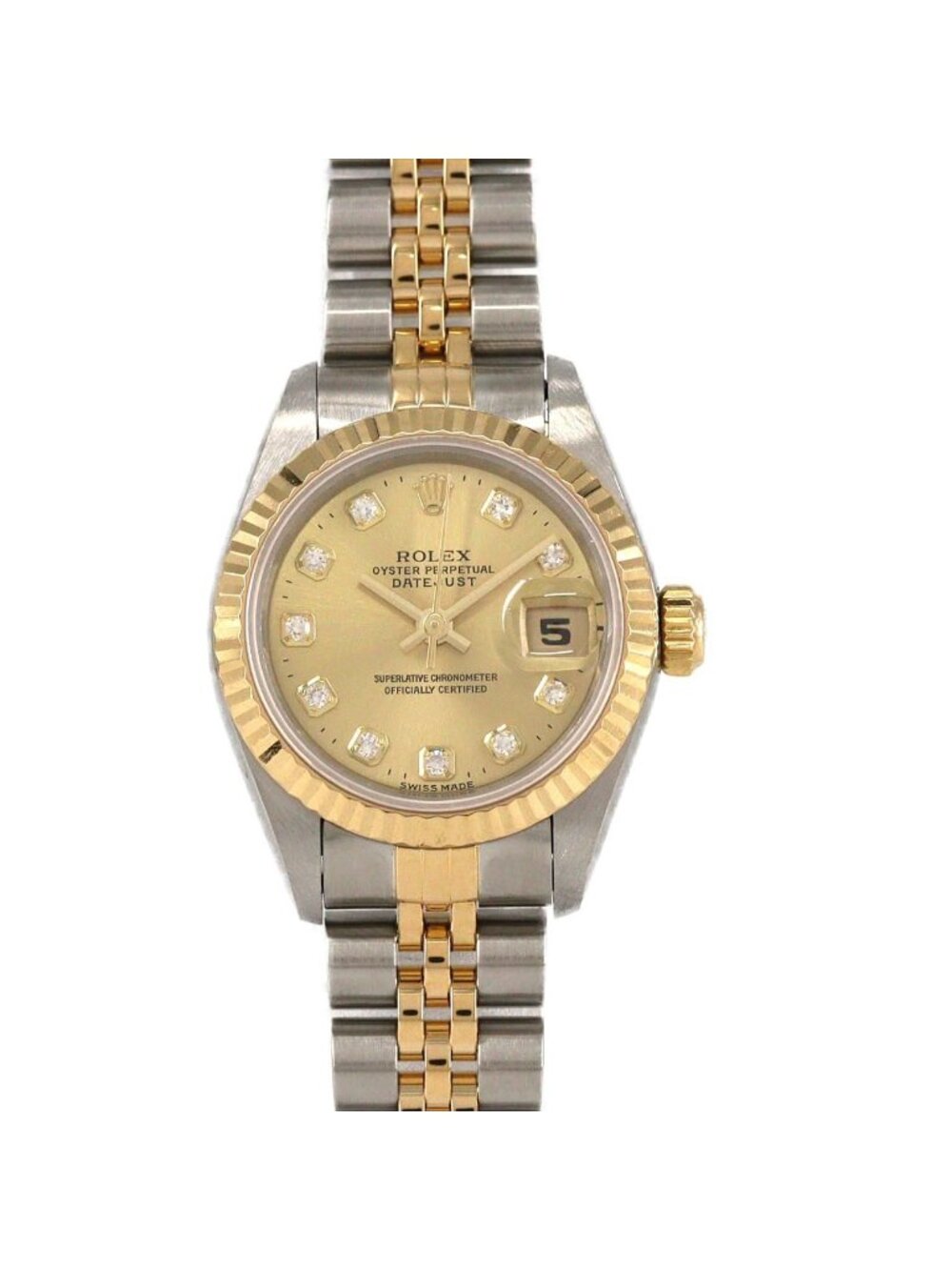 Rolex Datejust Stainless Steel Yellow Gold Automatic